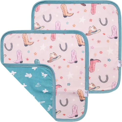 Miniatura 36 de Copper Pearl Juego de 2 mantas de seguridad para bebé, tamaño portátil para auto calmarse sobre la marcha, mantas de bebé ideales para niños