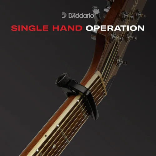 Miniatura 3 de D’Addario Cejilla para Guitarra – NS Lite Classical - Ultraligera para guitarras clásicas acústicas de 6 cuerdas con cuerdas de nailon - Ajuste