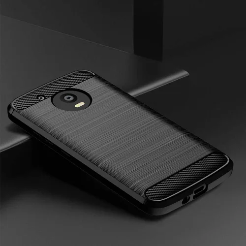 Miniatura 4 de Funda para teléfono Motorola Moto E4 con protector de pantalla de vidrio templado y accesorios para celda, delgada, resistente de silicona