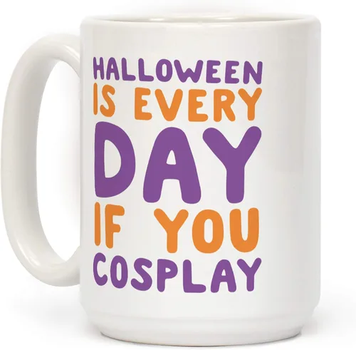 Miniatura 43 de LookHUMAN Taza de Café de Halloween – Halloween Is Meowgical Tazas, Taza de Café Espeluznante Idea de Regalos de Taza, 15 Onzas 10-Blanco