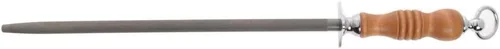 Dexter-Russell Acero de carnicero de 14 pulgadas, 1227-14, varilla de afilado magnetizada resistente para bordes afilados, superficie gruesa media,