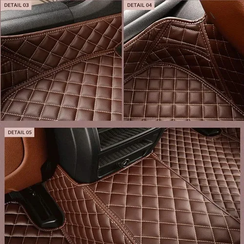 Miniatura 3 de Alfombrillas personalizadas con diamantes para el 97 % de los autos, SUV, deportivos, cobertura completa, lindos tapetes de piso de cuero
