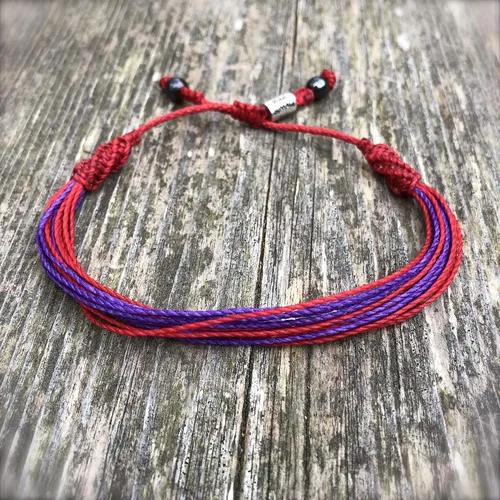 Miniatura 114 de Rumi Sumaq Pulsera de concientización para hombres, mujeres y niños – Pulsera de apoyo tejida ajustable anudada a mano – Pulsera de conciencia sutil