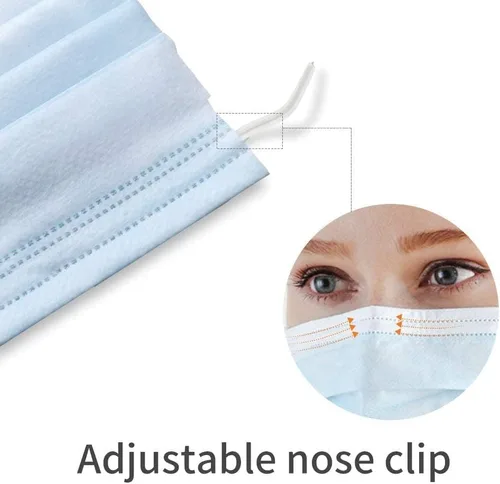 Miniatura 4 de Disposable Face Masks Blue/Black/White/Pink/Pattern for General Use & Medical Grade Astm Level 2 (Group 004)