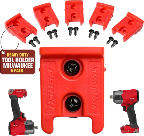 Miniatura 10 de Paquete de 3 portaherramientas para herramientas inalámbricas Milwaukee M18/18v – Organizador de herramientas de ajuste a presión para soporte