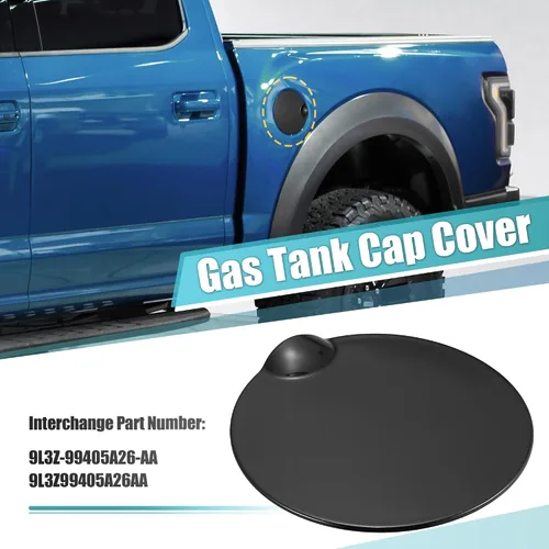 Miniatura 2 de X AUTOHAUX Tapa de llenado de depósito de combustible para Ford F-150 2009-2014 Reemplazo de la cubierta de acceso de llenado de puerta de gas