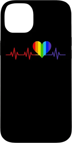 Miniatura 15 de iPhone SE (2020) / 7 / 8 Gay Heartbeat Pride Flag Gift And Queer LGBTQ Rainbow Estuche de regalo