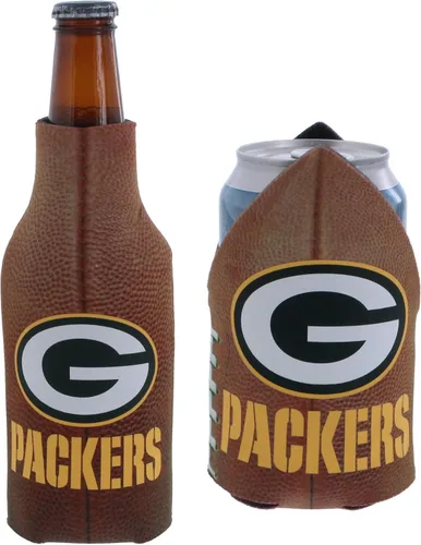 Miniatura 72 de Portavasos y Portabotellas de Fútbol Americano Aislante Enfriador de Bebidas Huggie Green Bay (Packers) - Estática activa