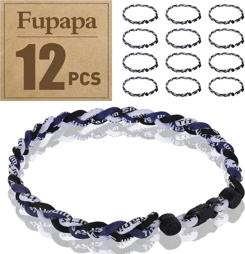 Miniatura 21 de Paquete de 12 collares de béisbol de alta calidad, collares deportivos multicolor de 18 pulgadas, ideal para regalos de equipo de béisbol, recuerdos