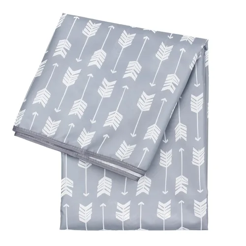 Bumkins Alfombrilla para Salpicaduras de Bebé para Debajo de Silla Alta, Alfombrilla para Desorden de Comida para Bebés y Niños Pequeños, Tela