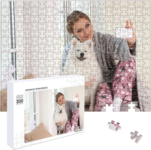 Miniatura 16 de ATOOZ Rompecabezas personalizados de 35 piezas, rompecabezas de madera personalizado de fotos, rompecabezas personalizado con imagen personalizada
