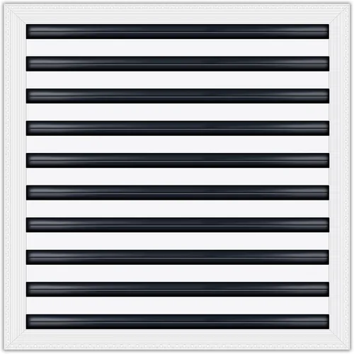 Miniatura 16 de BUILDMART - Cubierta de ventilación de CA moderna de 20x20 - Ventilación decorativa de aluminio negro - Difusor de ranura lineal estándar - Rejilla