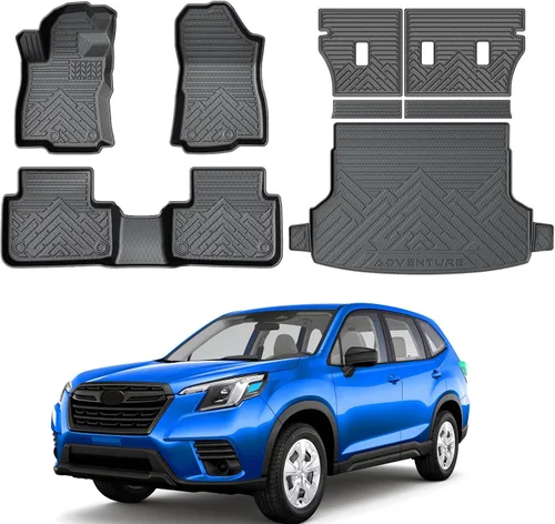 Miniatura 33 de KUST Alfombrillas y tapete de carga para maletero para Toyota RAV4 2019-2025, forro de carga para maletero trasero para todo tipo de clima