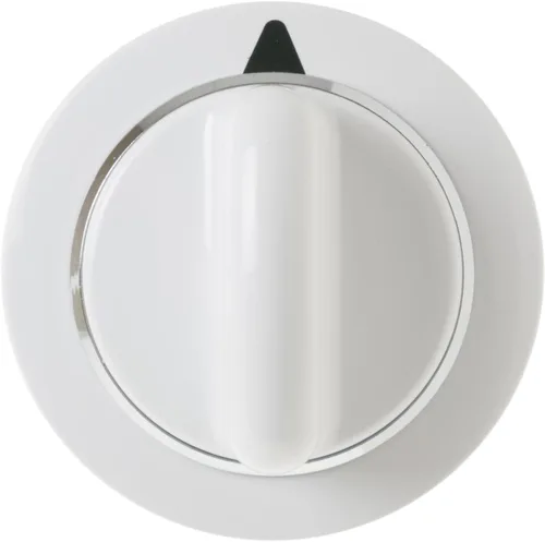 General Electric - Conjunto de perilla para el temporizador de la secadora WE01X20374. blanco