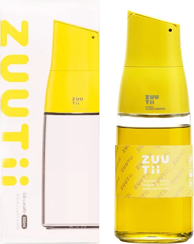 Miniatura 10 de Dispensador de Aceite de Oliva Zuutii, Envase de Aceite sin Goteo para Cocina. Dispensador de Vinagre, Botella de Vidrio para Cocina, 500ML, Crema