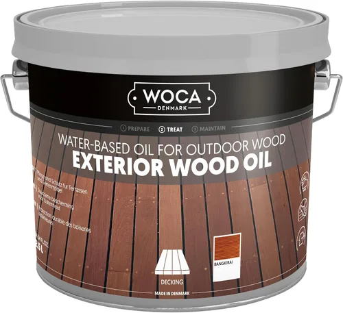 Miniatura 7 de WOCA Comprobador de aceite de madera exterior de Dinamarca, aceite penetrante a base de agua para superficies de madera al aire libre, muestra