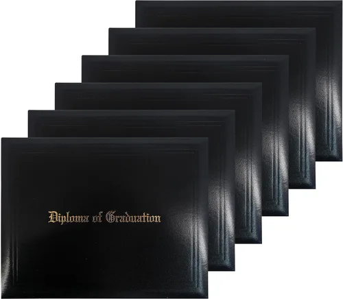 Miniatura 37 de GraduationMall Cubierta impresa para diploma para certificado 8.5 x 11 pulgadas, real, paquete de 1