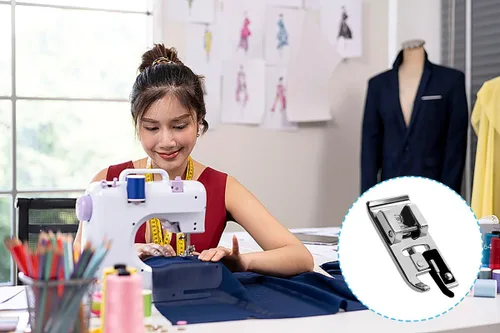 Miniatura 6 de Overlock SA135 - Prensador vertical para todos los cantantes a presión de vástago bajo, hermano, Babylock, Euro-Pro, Janome, Kenmore, Juki, blanco