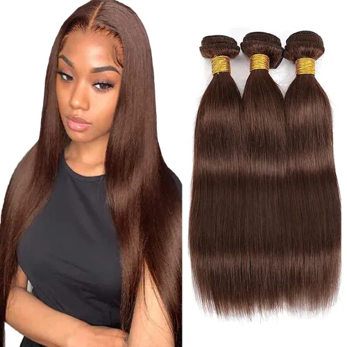 Miniatura 151 de Color 30 paquetes de cabello humano marrón onda del cuerpo paquetes 8 10 12 pulgadas brasileño virgen Remy extensiones de cabello humano doble trama