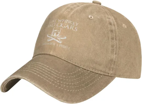 Miniatura 2 de Funny Hat I Like Whiskey and Cigars and Maybe 3 People Hat for Men Baseball Caps Adjustable Caps