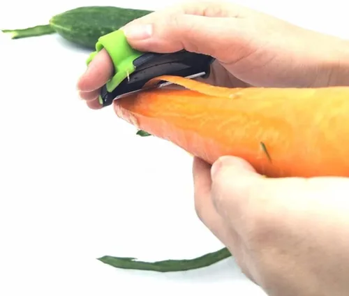 Miniatura 5 de Pelador de dedos, agarres para dedos de frutas vegetales, pelador de palma, herramientas de pelado de zanahoria de patata para peladores de cocina