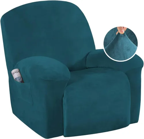 Miniatura 10 de H.VERSAILTEX 1 Pieza Funda para Sillón Reclinable de Terciopelo Fundas Deslizantes para Sillón Reclinable Fundas Deslizantes para Sillón Reclinable