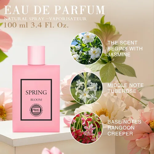 Miniatura 7 de Hybrid & Company Mujer 4 unids Black Opinion La Vie En Rose Paris Para Su Primavera Floración Perfume Natural Spray Fresco Fragancia