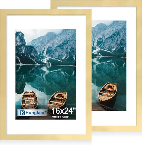 Miniatura 77 de Hongkee - Juego de 2 marcos de fotos, HK042515-MD5.5X8.5-BK(2PK)