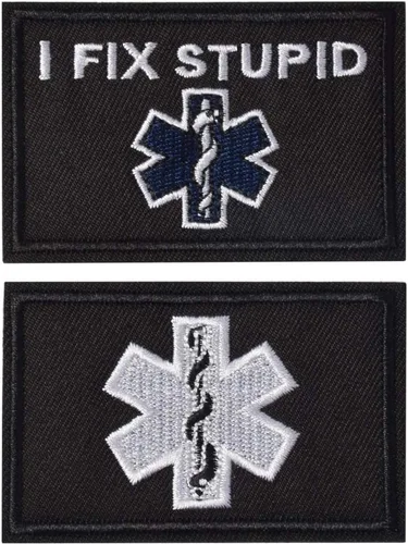 Miniatura 10 de 10 Piezas de Emblema de Servicio para Perros K9 "Por Favor No Me Acaricien" en Entrenamiento Sin Tocar Insignia Completa Bordada para Arnés