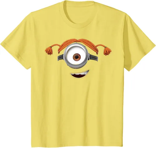 Miniatura 3 de Despicable Me Camiseta gráfica Minions Carl Pigtails, Amarillo