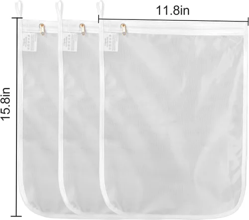 Miniatura 3 de GOGOODA - Bolsas de lavandería para prendas delicadas, bolsa de lavado de malla fina para lencería, ropa interior, sujetadores, seda, calcetines