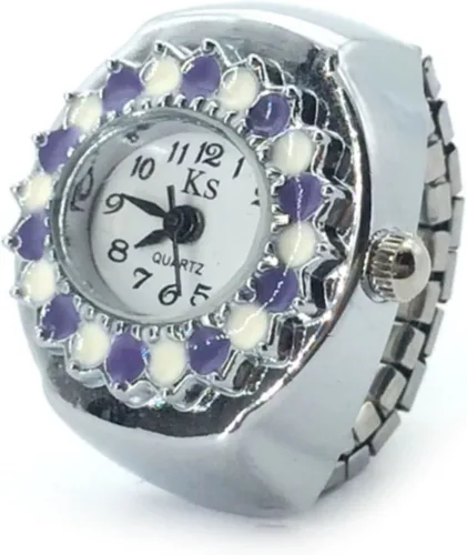 Miniatura 9 de Reloj de anillo inteligente con anillo preciso, reloj de cristal para cumpleaños, Navidad, regalo de San Valentín