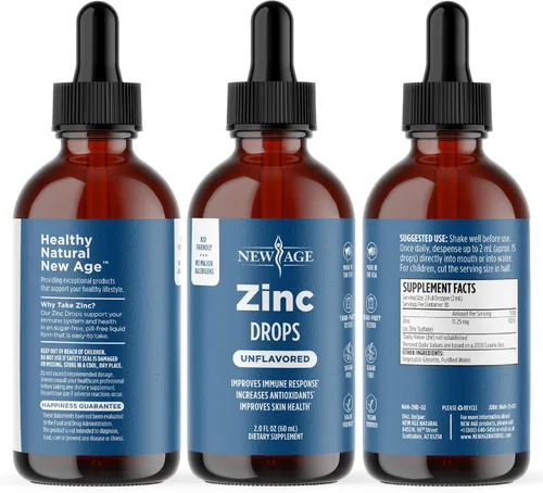 Miniatura 8 de Gotas líquidas de zinc iónico – Paquete de 2 – Suplemento de zinc de alta potencia, defensa inmunológica, potente antioxidante natural, sin OMG