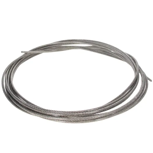 Miniatura 9 de Heyiarbeit Cuerda de alambre de 1/8, cable de alambre de PVC de acero inoxidable 304, cable de avión de 16.4 pies de longitud perfecto