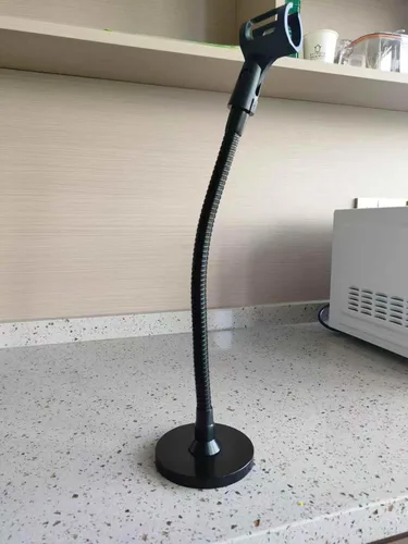 Miniatura 2 de Escritorio de soporte de micrófono flexible,Soporte de micrófono Broadcaster,Soporte de micrófono de cuello de cisne,Soporte de micrófono 5/8 sin
