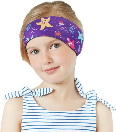 Miniatura 15 de MoKo Diadema de natación para niños y adultos, linda diadema Swinmmers para mantener el agua fuera, impermeable, banda de protección para los oídos