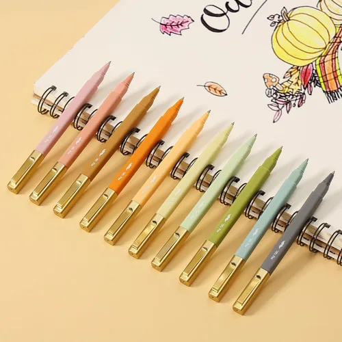 Miniatura 7 de Mr. Pen - Bolígrafos estéticos, paquete de 10 unidades, tinta colorida, 0.028 in, tinta de secado rápido, sin mancha, no se traspasa a través