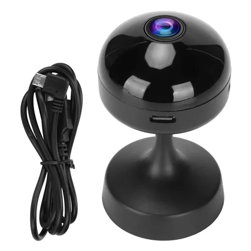 Dpofirs Cámara de seguridad inalámbrica HD 720P, cámara recargable para exteriores con detección de movimiento PIR, reconocimiento humano AI, noche