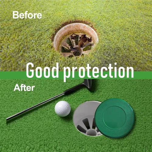 Miniatura 2 de Cubiertas de copa de golf con agujero de golf, dimensiones universales para entrenamiento de práctica, cumple con los estándares de USGA y PGA