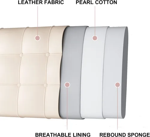 Miniatura 3 de Almohada de lectura con respaldo de cabecera rectangular, cojín de respaldo de cuña grande para reposo en cama, cojín extraíble para dormitorio