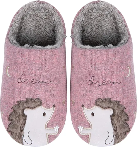 Miniatura 2 de Pantuflas para casa con diseño de unicornio para niños para interiores impermeables suelas esponjosas