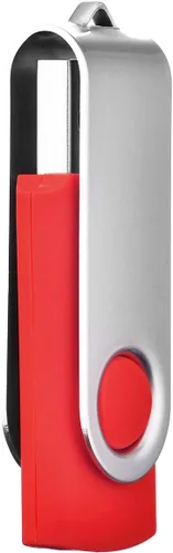 Miniatura 5 de EASTBULL - Unidad flash USB de 1 GB, 1 unidad de pulgar USB 2.0 giratoria USB Stick Memory Stick Metal Thumb Drive (rojo)