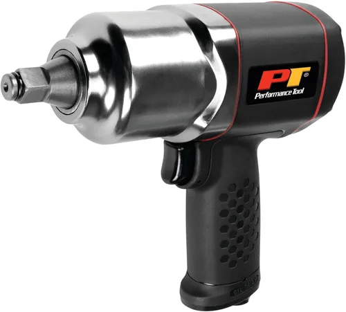Miniatura 5 de Performance Tool M634 - Pistola de llave de impacto neumática de servicio pesado de 1 pulgada con vástago largo para mecánicos de camión comercial