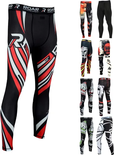 Miniatura 37 de Roar MMA - Pantalones de compresión para entrenamiento de gimnasio