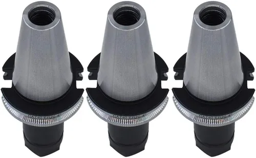 Miniatura 3 de Juego de 3 portaherramientas CAT40 ER20, longitud de 4 pulgadas/3.937 in, soporte para molino para máquina de grabado CNC, torno de fresado