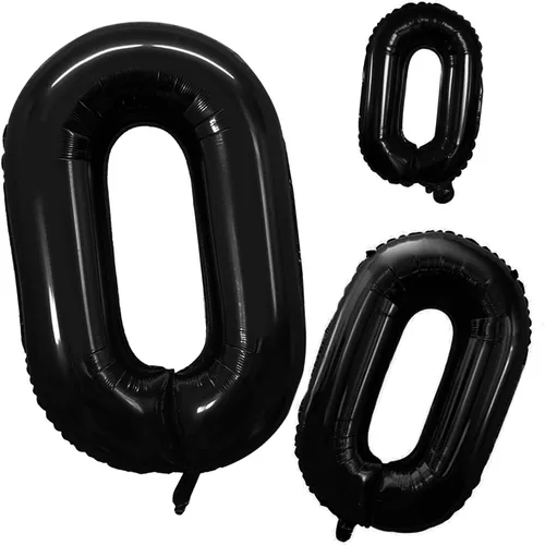 Miniatura 78 de Goer, conjunto de globos de papel aluminio para decoraciones de cumpleaños, globos de las letras de feliz cumpleaños y de números Oro