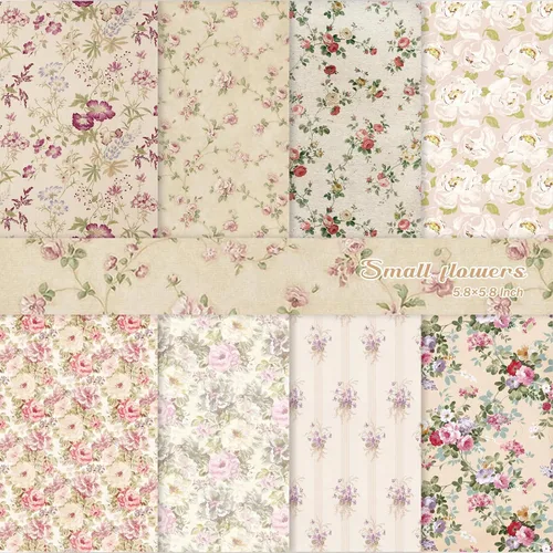 Miniatura 9 de PRSTINCOL Papel para álbum de recortes, 16 hojas de 6 x 6 pulgadas, suministros de álbum de recortes de estilo de ventana azul, papel de decoupage