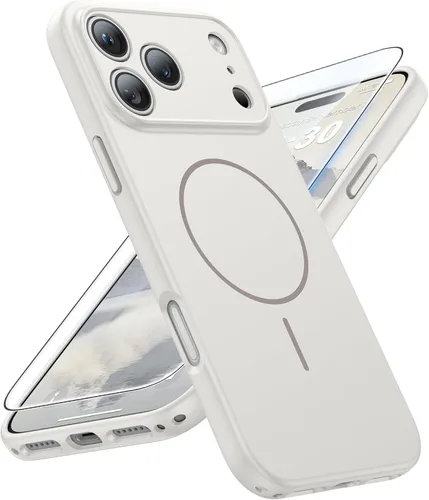 Miniatura 68 de FNTCASE Funda para iPhone 14 Pro Max color azul: [compatible con Magsafe] Funda magnética mate sólida con [protección completa de la cámara]