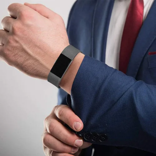 Miniatura 5 de Paquete de 6 correas deportivas compatibles con Fitbit Charge 2, pulseras de repuesto ajustables para mujeres y hombres, pequeñas y grandes