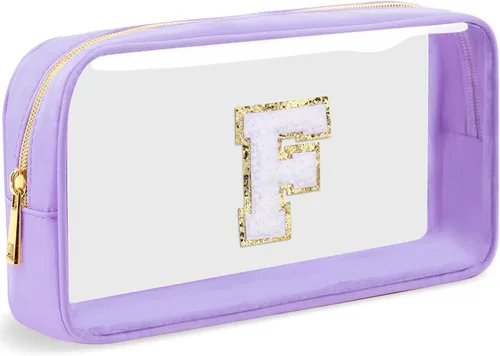 Miniatura 43 de Bolsa de Maquillaje Transparente Pequeña Bolsa de Cosméticos Bolsa de Viaje de Artículos de Aseo Bolsa Transparente con Cremallera Bolso Organizador